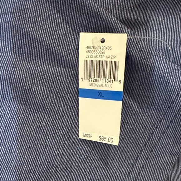 Izod Navy Blue Lightweight Shirt Jacket - Picture 3 of 4